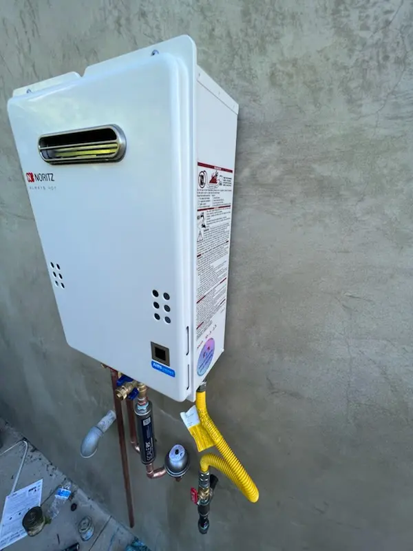 Tankless water heater installation for Acacia Avenue homes